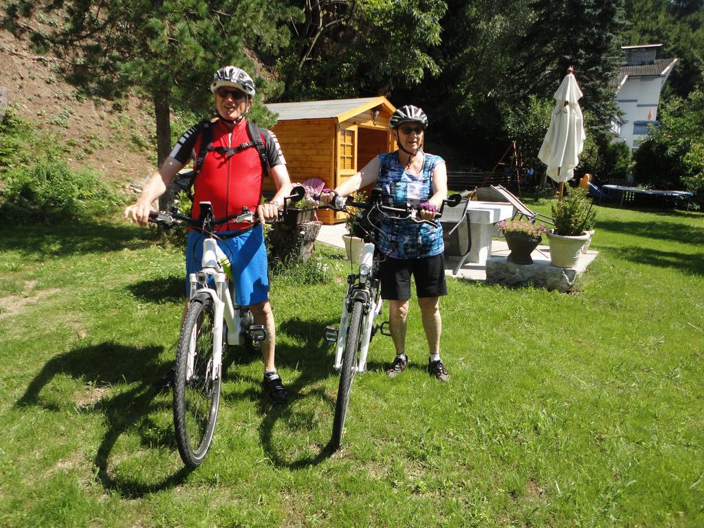Ferienhaus Burgblick Treffen Kültér fotó